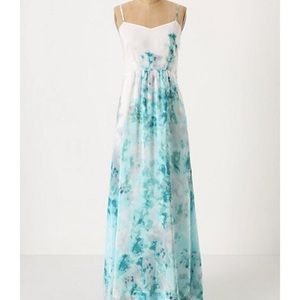 Anthropologie Moulinette Soeurs silk floral maxi